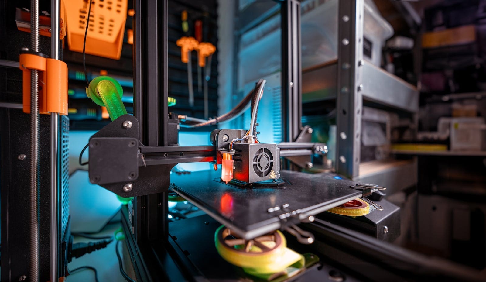 Austin to San Antonio Tech Corridor for Geek Creators: Coworking, Meetups, and Build Days featured image: 3D printer and workshop tools